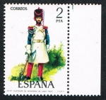 Stamps Spain -  GASTADOR DE INFANTERIA DE LINEA 1821
