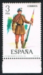 Stamps Spain -  CABO CAZADORES DE INFANTERIA -1850