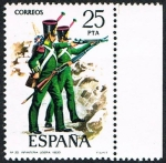 Stamps : Europe : Spain :  INFANTERIA LIGERA -1830