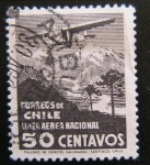 Stamps Chile -  Linea Aerea Nacional