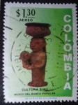 Sellos de America - Colombia -  Cultura Precolombina: ¨Sinú¨- Museo del Banco Popular