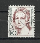 Stamps : Europe : Germany :  Mujeres Famosas