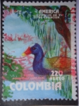 Stamps Colombia -  UPAEP- América-Especies en via de Extinción.Tingur