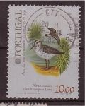 Stamps Portugal -  Aves de la reserva natural