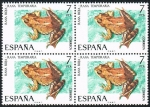 Stamps Spain -  RANA ROJA