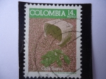 Stamps Colombia -  Café Suave - Recolección del grano de Café