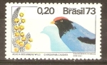Stamps : America : Brazil :  CHIROXIPHIA  CAUDATA