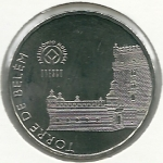 monedas de Europa - Portugal -  Torre de Betlem-Reverso