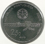 monedas del Mundo : Europa : Portugal :  Torre de Betlem-Anverso