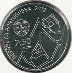 monedas del Mundo : Europa : Portugal :  Centro histórico de Guimaraes-Anverso