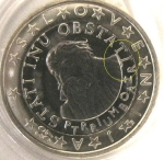 monedas del Mundo : Europa : Eslovenia :  Eslovenia error 1€ s/c