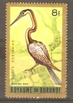 Stamps Burundi -  ANHINGA  RUFA
