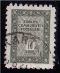 Stamps : Asia : Turkey :  Cifra
