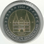 monedas de Europa - Alemania -  Schleswig-Holstein (Lübek)