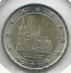 monedas del Mundo : Europa : Alemania :  Renania N.-Westfalia (Catedral de Colonia)