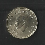 monedas de Asia - Turqu�a -  5.000 Lira./ anverso