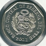 monedas del Mundo : America : Per� :  Machu Picchu-Reverso