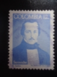 Stamps Colombia -  Francisco de Paula Santander(1792-1840) Bicentenario de nacimiento - El hombre de las Leyes (Pintura