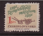 Stamps Czechoslovakia -  Centenario museo