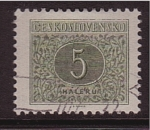 Stamps Czechoslovakia -  Halerú