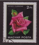 Sellos de Europa - Hungra -  serie- Rosas