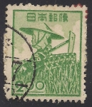 Stamps Japan -  Granjera.