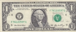 monedas del Mundo : America : Estados_Unidos :  BILLETE DE USA.  DOLAR- G.WASHINGTON