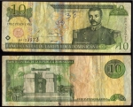 monedas del Mundo : America : Rep_Dominicana :  DIEZ PESOS ORO