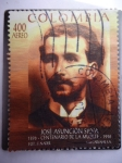 Stamps Colombia -  Poeta: José Asunción Silva-1896-Centenario de la Muerte -1996