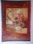 Stamps Colombia -  Homenaje al Periodista GUILLERMO CANO 1925´1986