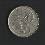 monedas de Oceania - Australia -  Elizabeth II / Reverso.