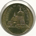 monedas del Mundo : Europa : Polonia :  La pequeña Polonia(iglesia Haczow)-Anverso