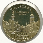 monedas del Mundo : Europa : Polonia :  Warszawa-Anverso