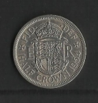 monedas de Europa - Reino Unido -  Elizabeth II / Reverso.