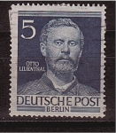 Stamps Germany -  Otto Lilienthal