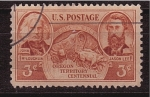 Stamps United States -  Centenario de Oregon