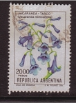 Sellos de America - Argentina -  serie- Flores