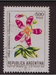 Stamps Argentina -  serie- Flores