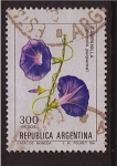 Stamps Argentina -  serie- Flores