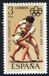Stamps Spain -  LUCHA CANARIA