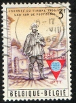 Stamps Belgium -  Journee du timbre 1966