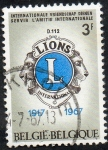 Stamps Belgium -  escudo LIONS