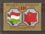 Stamps Honduras -  BANDERA  DE  HUNGRIA   Y   RUSIA
