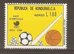 Sellos de America - Honduras -  FOOT  BALL,  BASKETBALL   Y  BASABALL