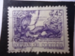 Stamps Colombia -  Soledad Enmascarada (1988 C. Lándazabal) 