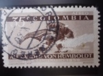 Stamps Colombia -  Centenario Alexander Von Humboldt-Oso Hormiguero
