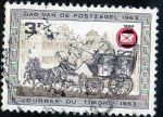 Stamps Belgium -  Journee du timbre 1963
