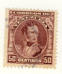 Stamps : America : Venezuela :  Gral. Sucre Ed 1904