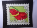 Stamps Colombia -  Anturio - Anthurium Andreanum - Anthurium of Nariño-Colombiana.