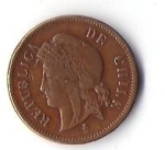 monedas de America - Chile -  ECONOMIA ES RIQUEZA